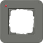 GIR211423 / Abdeckrahmen 1f Gira E3 Dklgrau/Anthrazit / EAN 4010337024088