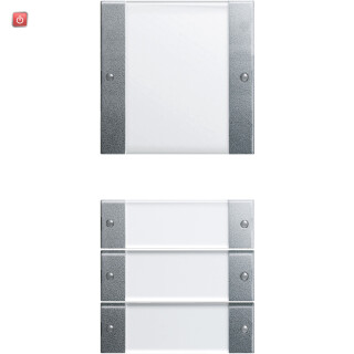 GIR213426 / Wippenset 4f (1+3) BSF System 55 Klar/F Alu / EAN 4010337081432