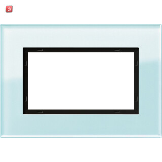 GIR100118 / Abdeckrahmen 1,5f Gira Esprit G Mint / EAN 4010337881360