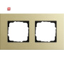 GIR212217 / Abdeckrahmen 2f Gira Esprit Alum.Hellgold / EAN 4010337015727