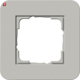 GIR211422 / Abdeckrahmen 1f Gira E3 Grau/Anthrazit / EAN 4010337023951