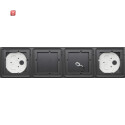 GIR5504910 / AP-Gehäuse 4f System 106 Anthrazit /...