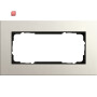 GIR1002220 / Abdeckrahmen 2f o.M. Gira Esprit Lin.Mpx.Hellgrau / EAN 4010337015864