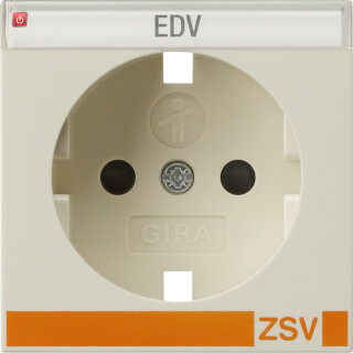 GIR923301 / Abd. SCHUKO BSF + SH ZSV System 55 Cremeweiß / EAN 4010337025603