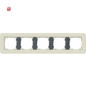 GIR215427 / Abdeckrahmen 5f Gira E3 Sand/Anthrazit / EAN...