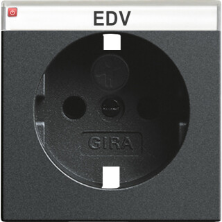 GIR92328 / Abd. SCHUKO BSF + SH System 55 Anthrazit / EAN 4010337025207
