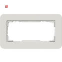 GIR1002411 / Abdeckrahmen 2f o.M. Gira E3...