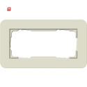 GIR1002427 / Abdeckrahmen 2f o.M. Gira E3 Sand/Anthrazit...