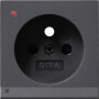 GIR94728 / Abd. Steckd. Erdstift LED-Leuchte + SH System 55 Anthrazit / EAN 4010337026037