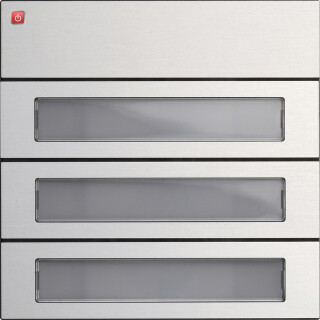 GIR5533926 / Ruftastenmodul 3f System 106 Aluminium / EAN 4010337022541