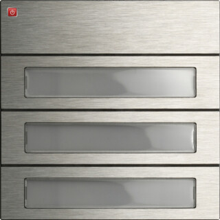 GIR5533920 / Ruftastenmodul 3f System 106 Edelstahl / EAN 4010337022565