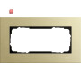 GIR1002217 / Abdeckrahmen 2f o.M. Gira Esprit Alum.Hellgold / EAN 4010337015758