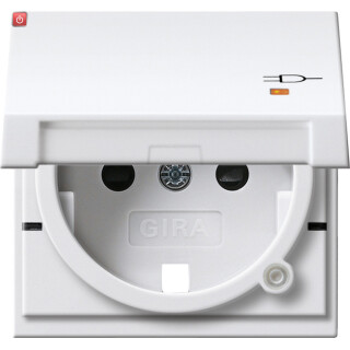 GIR94203 / Abd. SCHUKO KD Kontroll + SH System 55 Reinweiß / EAN 4010337942030