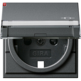 GIR144628 / Abd. SCHUKO KD BSF + SH System 55 Anthrazit / EAN 4010337059783
