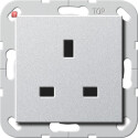 GIR277626 / Steckd. BS 13 A SH System 55 F Alu / EAN...