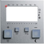 GIR146926 / Abd. RTR 230 V + Uhr System 55 F Alu / EAN 4010337020820