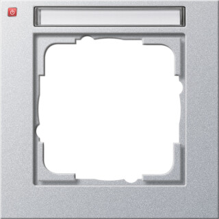 GIR109125 / Abdeckrahmen 1f BSF Gira E2 F Alu / EAN 4010337084051