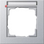 GIR109125 / Abdeckrahmen 1f BSF Gira E2 F Alu / EAN 4010337084051