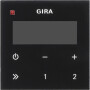 GIR248005 / Bedienaufs. UP-Radio RDS System 55 Schwarzglasoptik / EAN 4010337777038