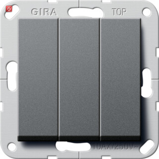 GIR284428 / Wipptaster BS 3f Schließer System 55 Anthrazit / EAN 4010337082064