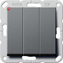 GIR283228 / Wippschalter 3f Wechselsch. System 55 Anthrazit / EAN 4010337832287