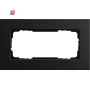 GIR1002126 / Abdeckrahmen 2f o.M. Gira Esprit Alum.Schwarz / EAN 4010337109068
