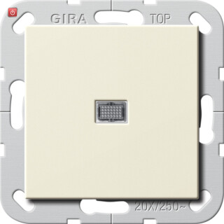 GIR283401 / Wippschalter BS 20 AX Aus 2-p Kontroll System 55 Cremeweiß / EAN 4010337078814