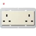 GIR278201 / 2f-Steckd. BS 13 A SH System 55 BS 80...