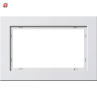 GIR100129 / Abdeckrahmen 1,5f Gira E2 Reinweiß / EAN 4010337881353