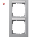GIR110225 / Abdeckrahmen 2f senkr. BSF Gira E2 F Alu /...