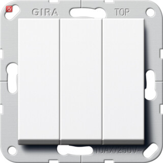 GIR283003 / Wippschalter BS 3f Aus System 55 Reinweiß / EAN 4010337830030