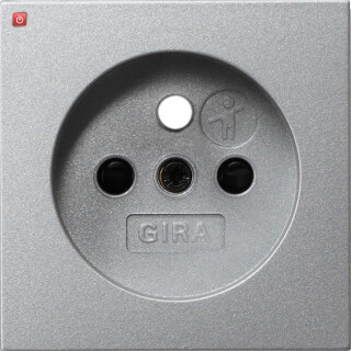GIR94526 / Abd. Steckd. Erdstift + SH System 55 F Alu / EAN 4010337024873