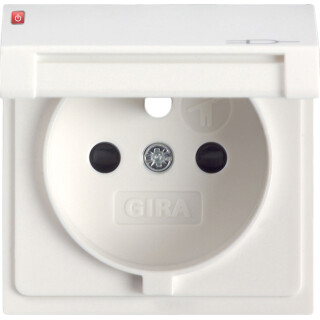 GIR96527 / Abd. Steckd. Erdstift KD + SH System 55 Reinweiß m / EAN 4010337024934