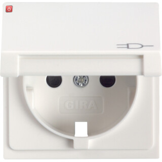 GIR144203 / Abd. SCHUKO KD + SH System 55 Reinweiß / EAN 4010337059714