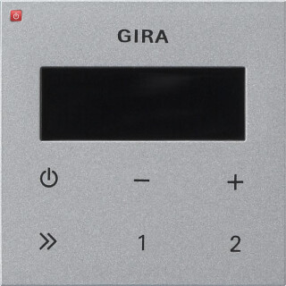 GIR248026 / Bedienaufs. UP-Radio RDS System 55 F Alu / EAN 4010337777052