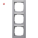 GIR110325 / Abdeckrahmen 3f senkr. BSF Gira E2 F Alu /...