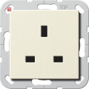 GIR277601 / Steckd. BS 13 A SH System 55 Cremeweiß...