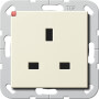 GIR277601 / Steckd. BS 13 A SH System 55 Cremeweiß / EAN 4010337079347