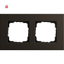 GIR212127 / Abdeckrahmen 2f Gira Esprit Alum.Braun / EAN...