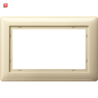 GIR100101 / Abdeckrahmen 1,5f Standard 55 Cremeweiß / EAN 4010337881247