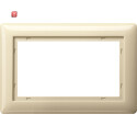 GIR100101 / Abdeckrahmen 1,5f Standard 55 Cremeweiß...