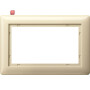 GIR100101 / Abdeckrahmen 1,5f Standard 55 Cremeweiß / EAN 4010337881247