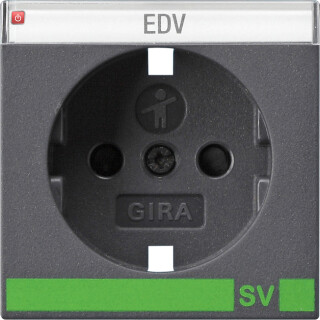 GIR923128 / Abd. SCHUKO BSF + SH SV System 55 Anthrazit / EAN 4010337025542