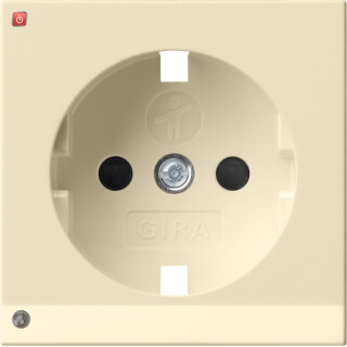 GIR93601 / Abd. SCHUKO LED-Leuchte + SH System 55 Cremeweiß / EAN 4010337025245