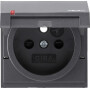 GIR96528 / Abd. Steckd. Erdstift KD + SH System 55 Anthrazit / EAN 4010337024897
