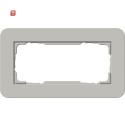 GIR1002412 / Abdeckrahmen 2f o.M. Gira E3...