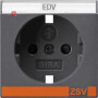 GIR923328 / Abd. SCHUKO BSF + SH ZSV System 55 Anthrazit / EAN 4010337025641