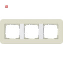GIR213417 / Abdeckrahmen 3f Gira E3 Sand/Reinweiß /...