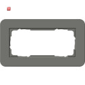 GIR1002423 / Abdeckrahmen 2f o.M. Gira E3...