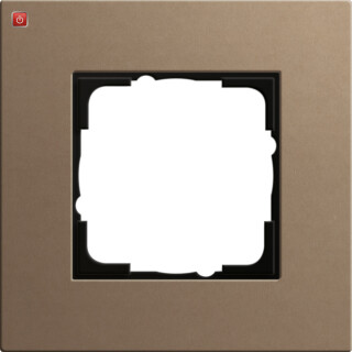 GIR211221 / Abdeckrahmen 1f Gira Esprit Lin.Mpx.Hellbraun / EAN 4010337015994